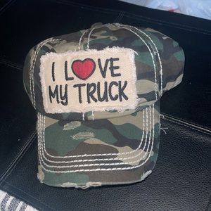 I LOVE MY TRUCK Vintage Ball Cap